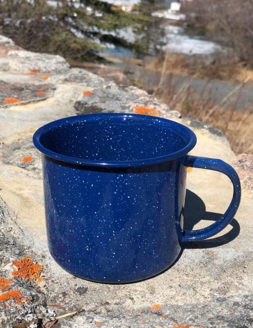 703 World Famous Enamel 4in Mug