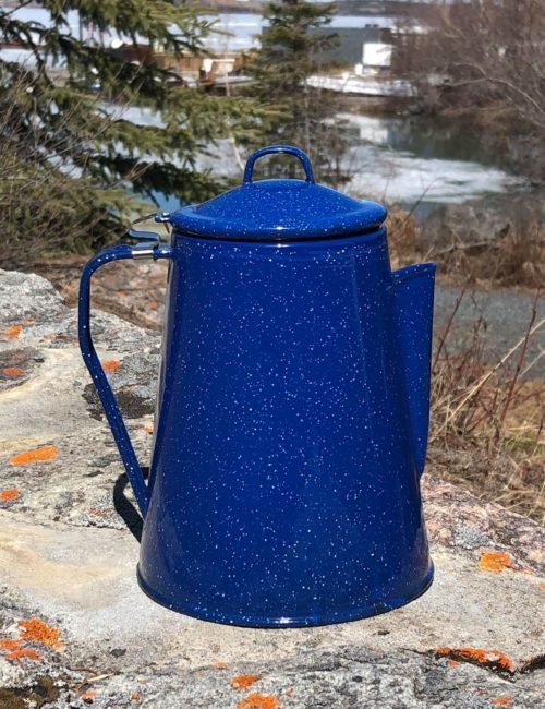 711 World Famous Enamel Coffee Percolator