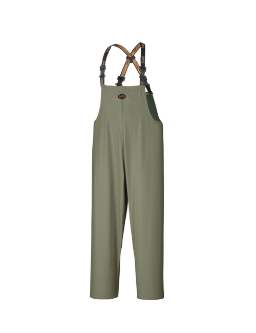 D7020 Pioneer Rain Bib - Olive (1)