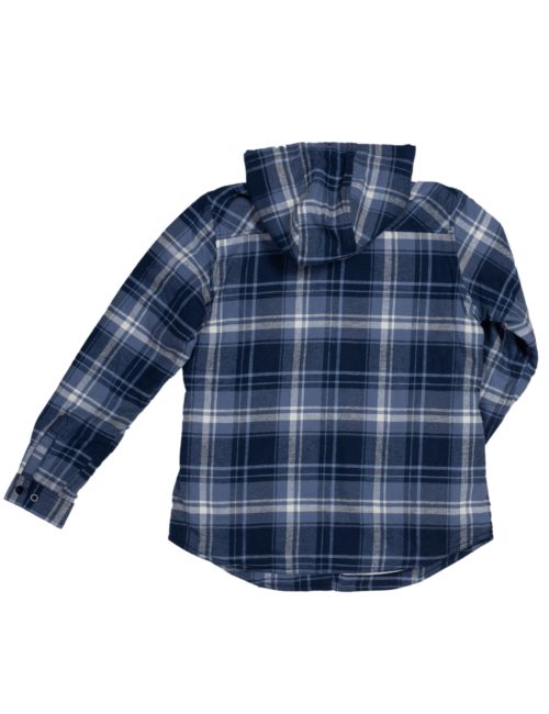 WS12 Tough Duck Women's Pile-Lined Flannel Jacket - Blue (2) WS12 Tough Duck Women's Pile-Lined Flannel Jacket - Blue (2)