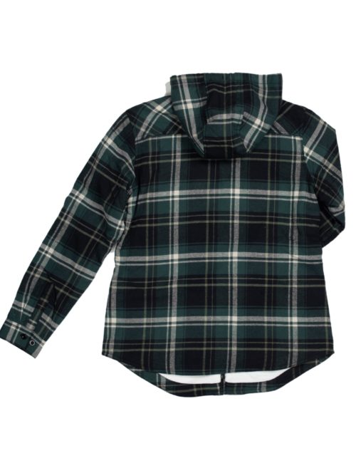 WS12 Tough Duck Women's Pile-Lined Flannel Jacket - Green (2) WS12 Tough Duck Women's Pile-Lined Flannel Jacket - Green (2)