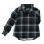 WS12 Tough Duck Women's Pile-Lined Flannel Jacket - Green (2)