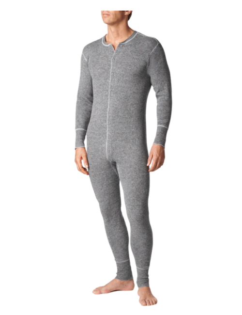 1300 Stanfields Heavy Weight Wool Combo - Charcoal (1)