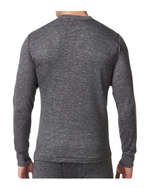 8813 Stanfields Two Layer Wool Shirt Charcoal-2 8813 Stanfields Two Layer Wool Shirt Charcoal-2