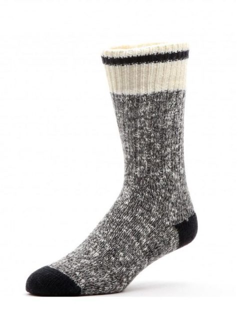 183 Duray Marled Work Sock - Black 183 Duray Marled Work Sock - Black
