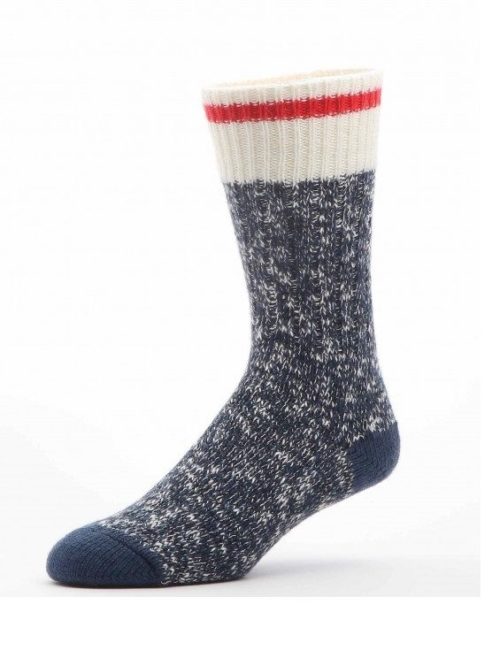 183 Duray Marled Work Sock - Blue