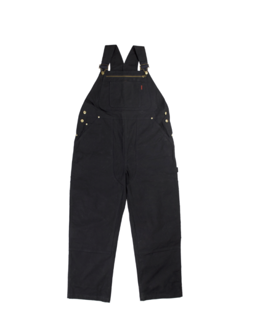 WB061 Tough Duck Women's Unlined Canvas Bib - Black (1)