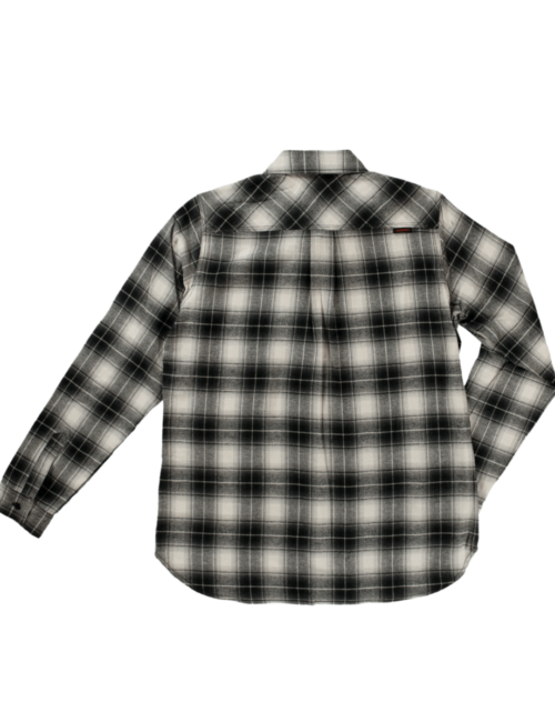 WS101 Tough Duck Women's Flannel Shirt - Grey (2) WS101 Tough Duck Women's Flannel Shirt - Grey (2)