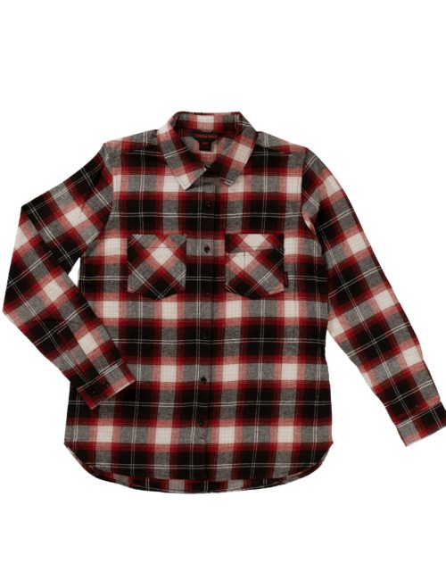 WS101 Tough Duck Women's Flannel Shirt - Red (1) WS101 Tough Duck Women's Flannel Shirt - Red (1)