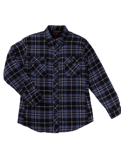 WS111 Tough Duck Women's Quilt Lined Flannel Shirt - Blue (1) WS111 Tough Duck Women's Quilt Lined Flannel Shirt - Blue (1)