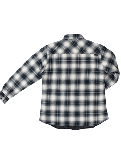 WS111 Tough Duck Women's Quilt Lined Flannel Shirt - Grey (2) WS111 Tough Duck Women's Quilt Lined Flannel Shirt - Grey (2)