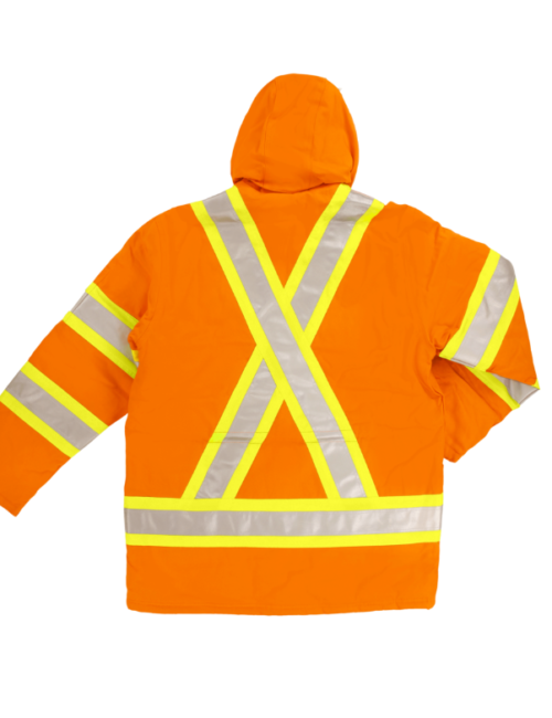 S157 Canvas Safety Parka, Orange (2) S157 Canvas Safety Parka, Orange (2)