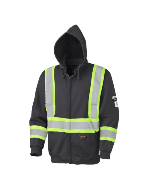 337SF Pioneer Heavyweight FR Safety Hoody - Black (1) 337SF Pioneer Heavyweight FR Safety Hoody - Black (1)