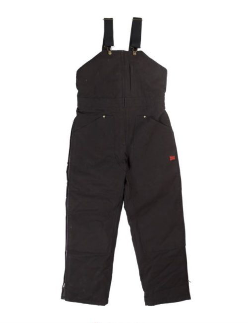 WB09 Tough Duck Women's Insulated Bib - Black (1)