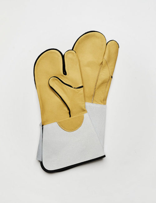 351K Raber Cowhide Gauntlet 1-Finger Mitt