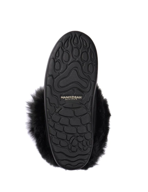 56190 Manitobah Kids Faux Fur Snowy Owl Mukluk Youth - Black (3) 56190 Manitobah Kids Faux Fur Snowy Owl Mukluk Youth - Black (3)